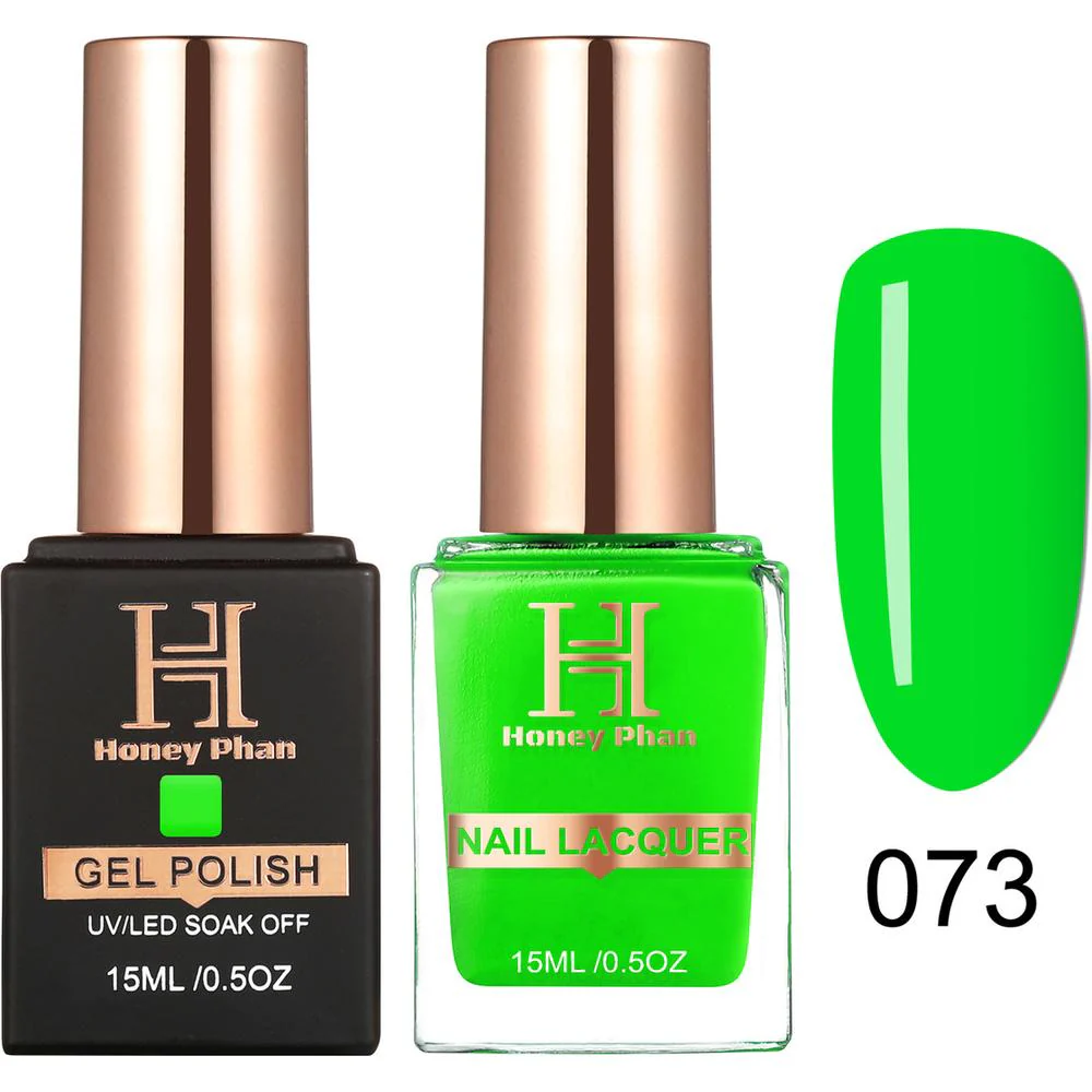 Honey's Nail Secret Duo - UV/LED Soak Off Gel Polish 0.5 oz. + Nail Lacquer 0.5 oz. - #HP 073