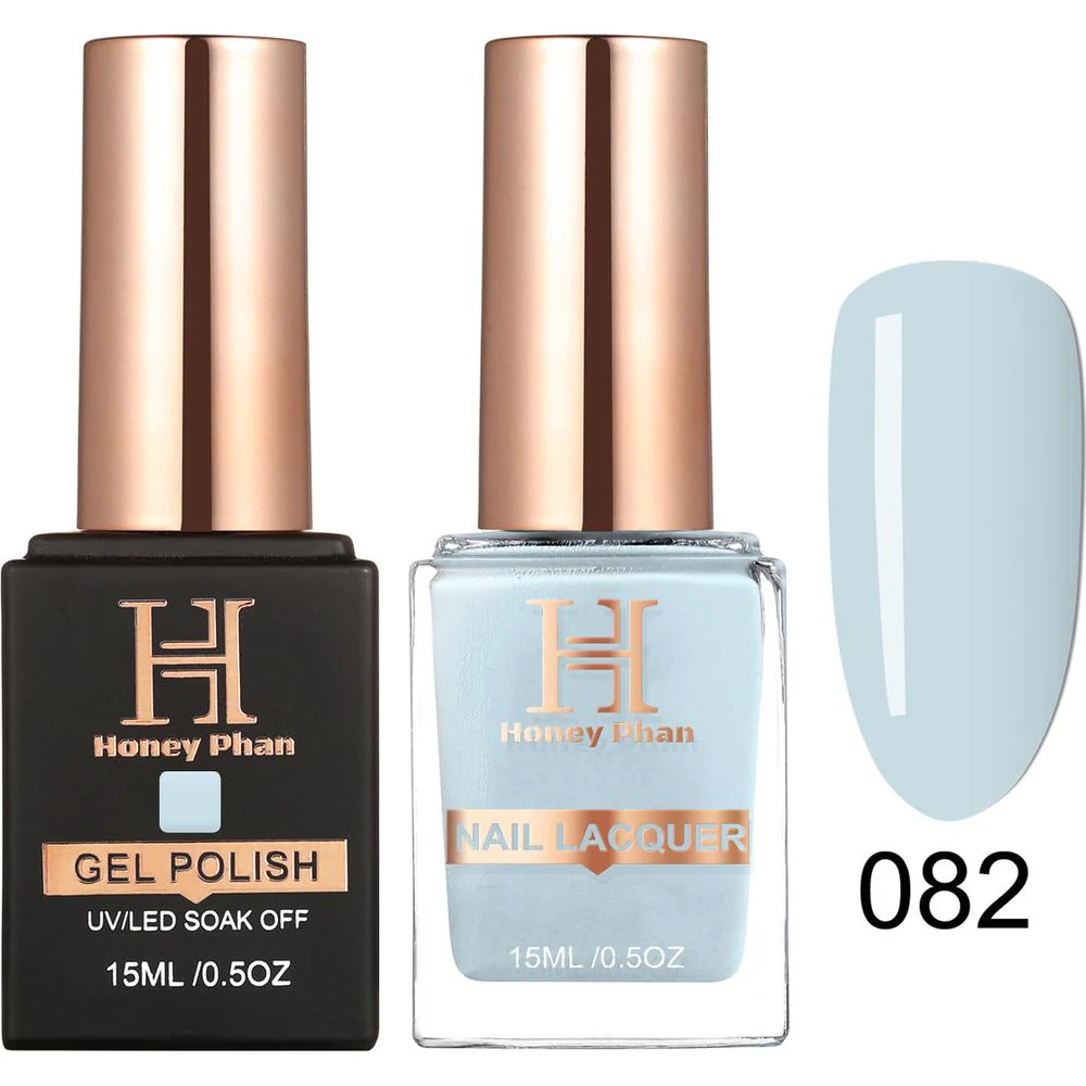 Honey's Nail Secret Duo - UV/LED Soak Off Gel Polish 0.5 oz. + Nail Lacquer 0.5 oz. - #HP 082