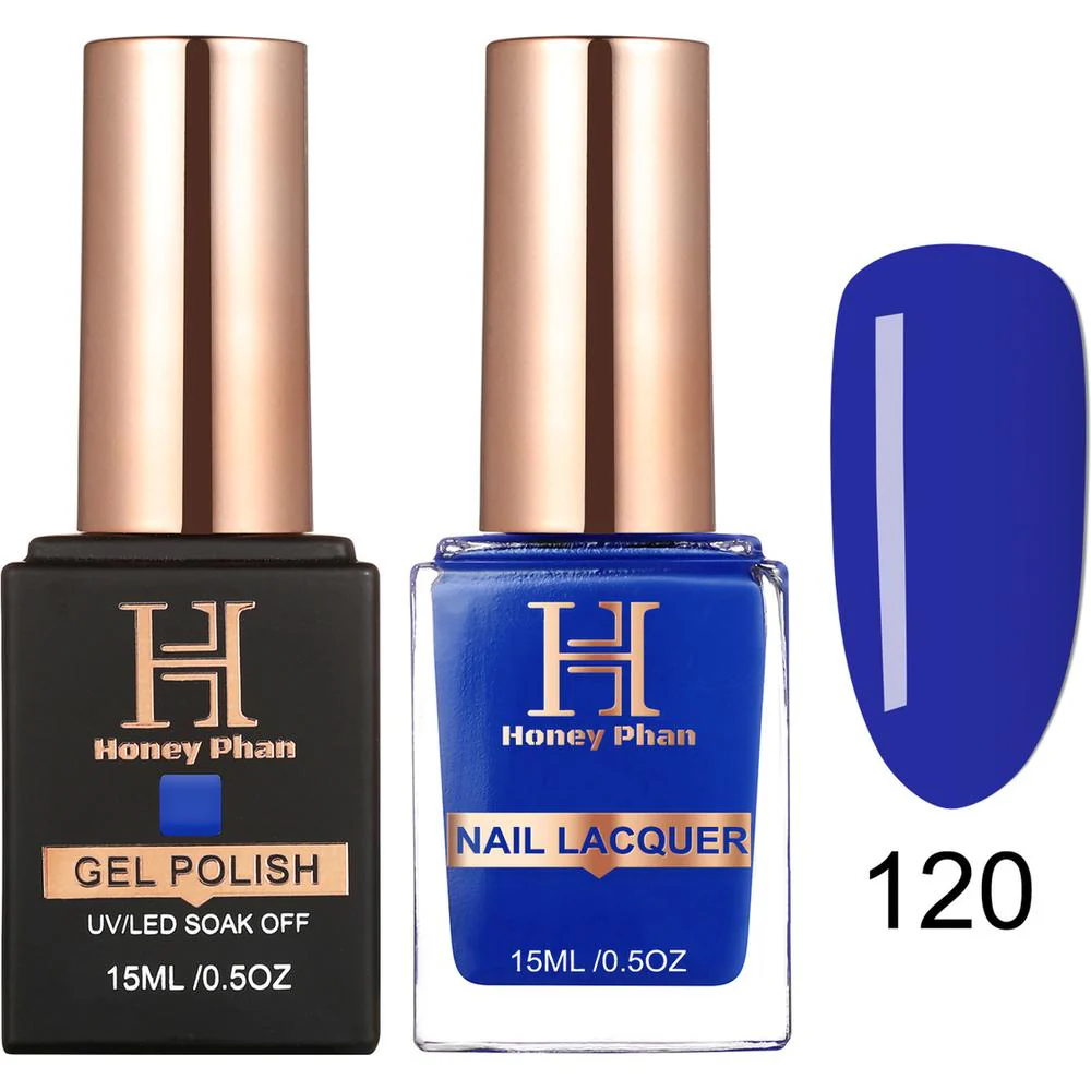 Honey's Nail Secret Duo - UV/LED Soak Off Gel Polish 0.5 oz. + Nail Lacquer 0.5 oz. - #HP 120