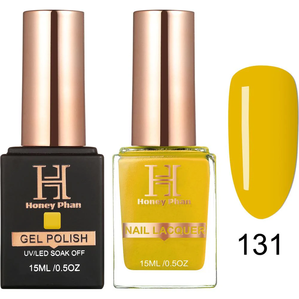 Honey's Nail Secret Duo - UV/LED Soak Off Gel Polish 0.5 oz. + Nail Lacquer 0.5 oz. - #HP 131