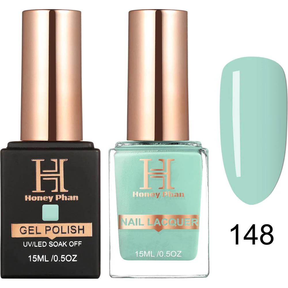 Honey's Nail Secret Duo - UV/LED Soak Off Gel Polish 0.5 oz. + Nail Lacquer 0.5 oz. - #HP 148