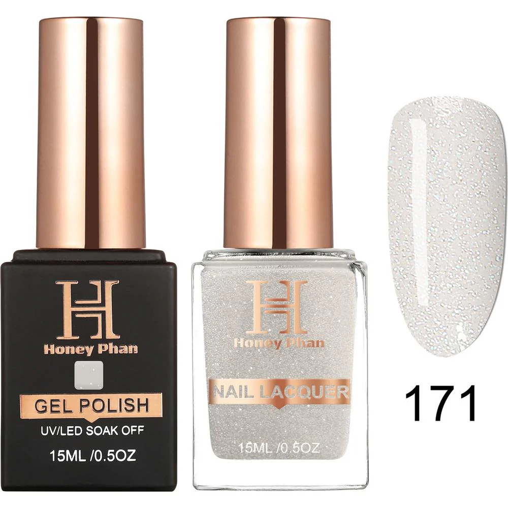 Honey's Nail Secret Duo - UV/LED Soak Off Gel Polish 0.5 oz. + Nail Lacquer 0.5 oz. - #HP 171