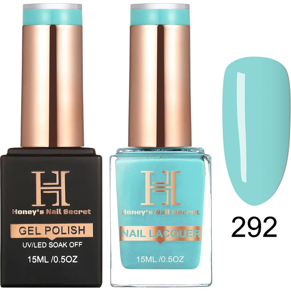 Honey's Nail Secret Duo - UV/LED Soak Off Gel Polish 0.5 oz. + Nail Lacquer 0.5 oz. - #HP 292