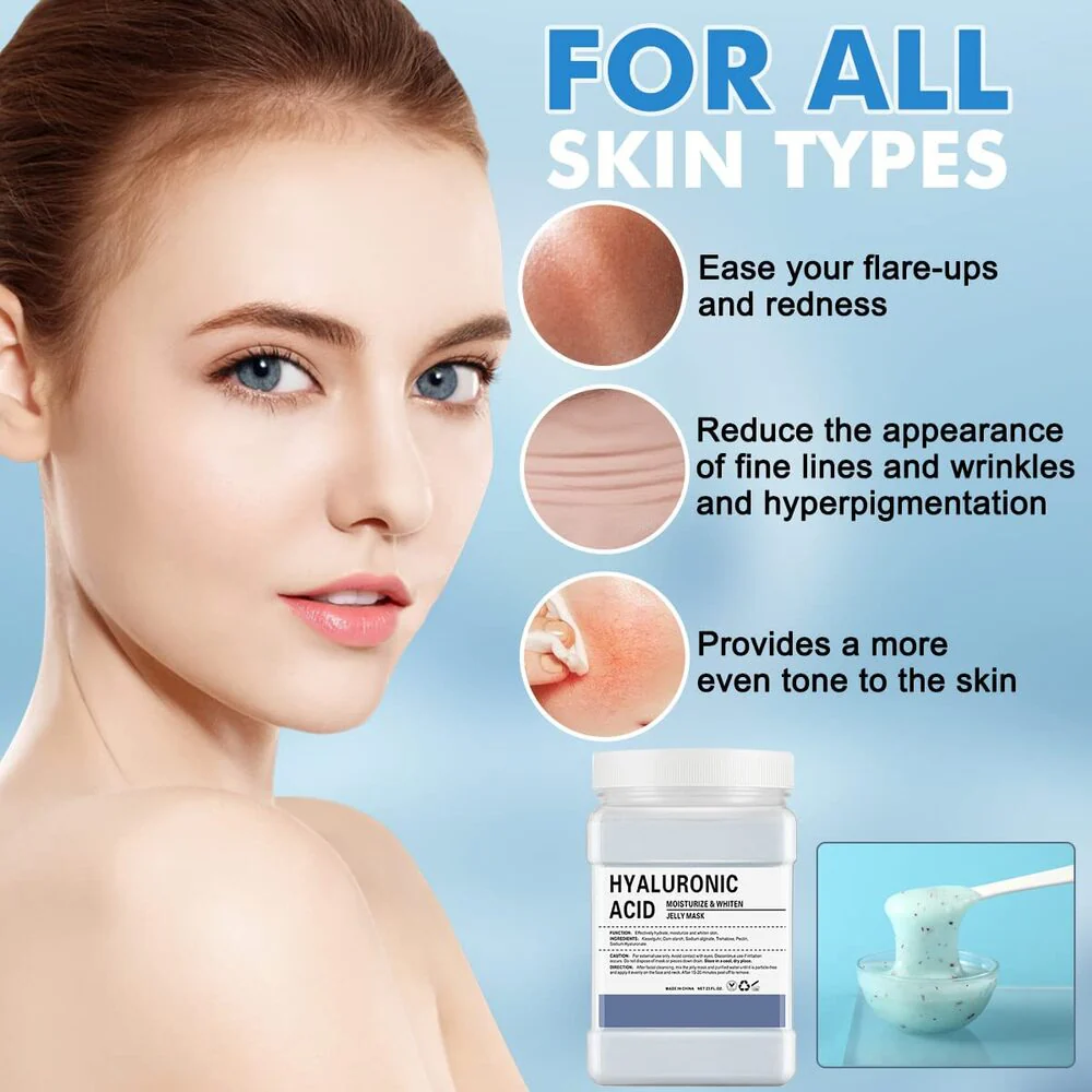 HydraEssence Hyaluronic Acid Jelly Mask / 23 oz. - 650 grams by Jeluxe Masks - Image 2