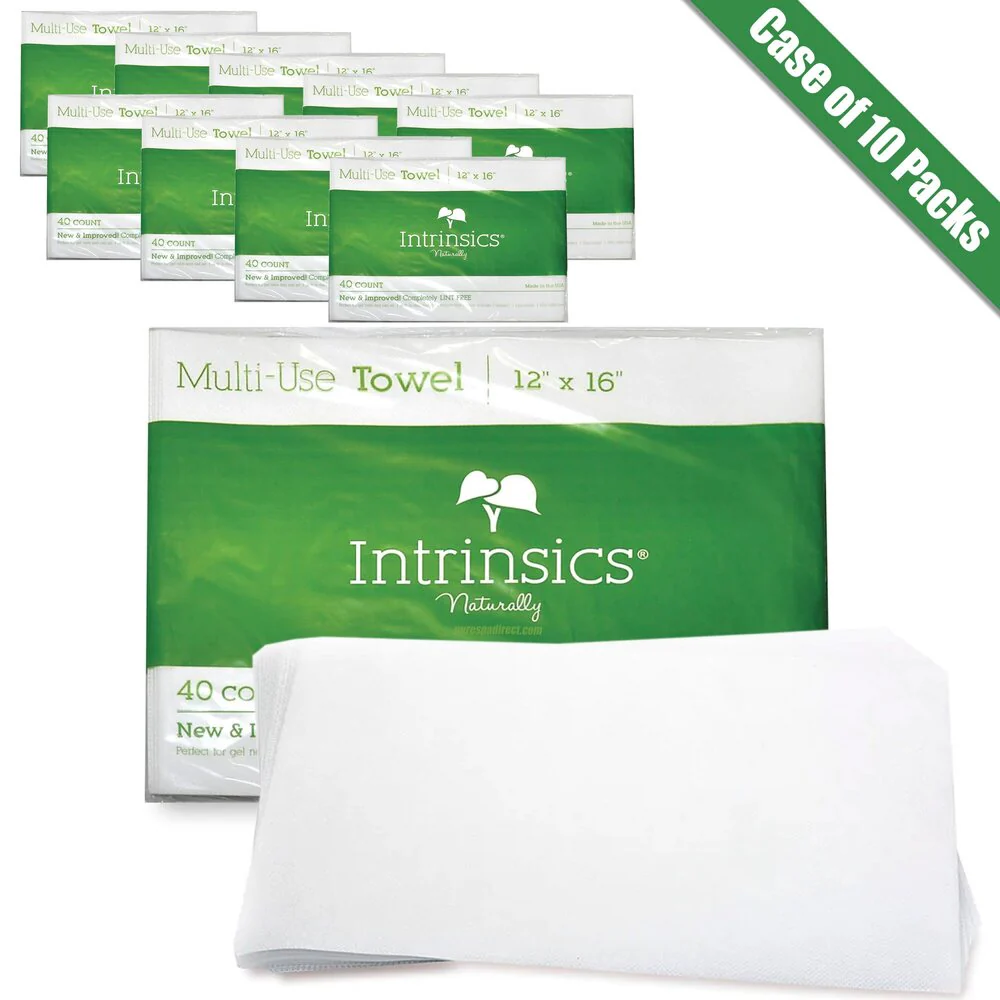 Multi-Use Protective Essential Towel Mat - 12" x 16" - Lint Free / Pack of 40 X 10 Packs = Case of 400 Multi-Use Protective Towel Mat by Intrinsics