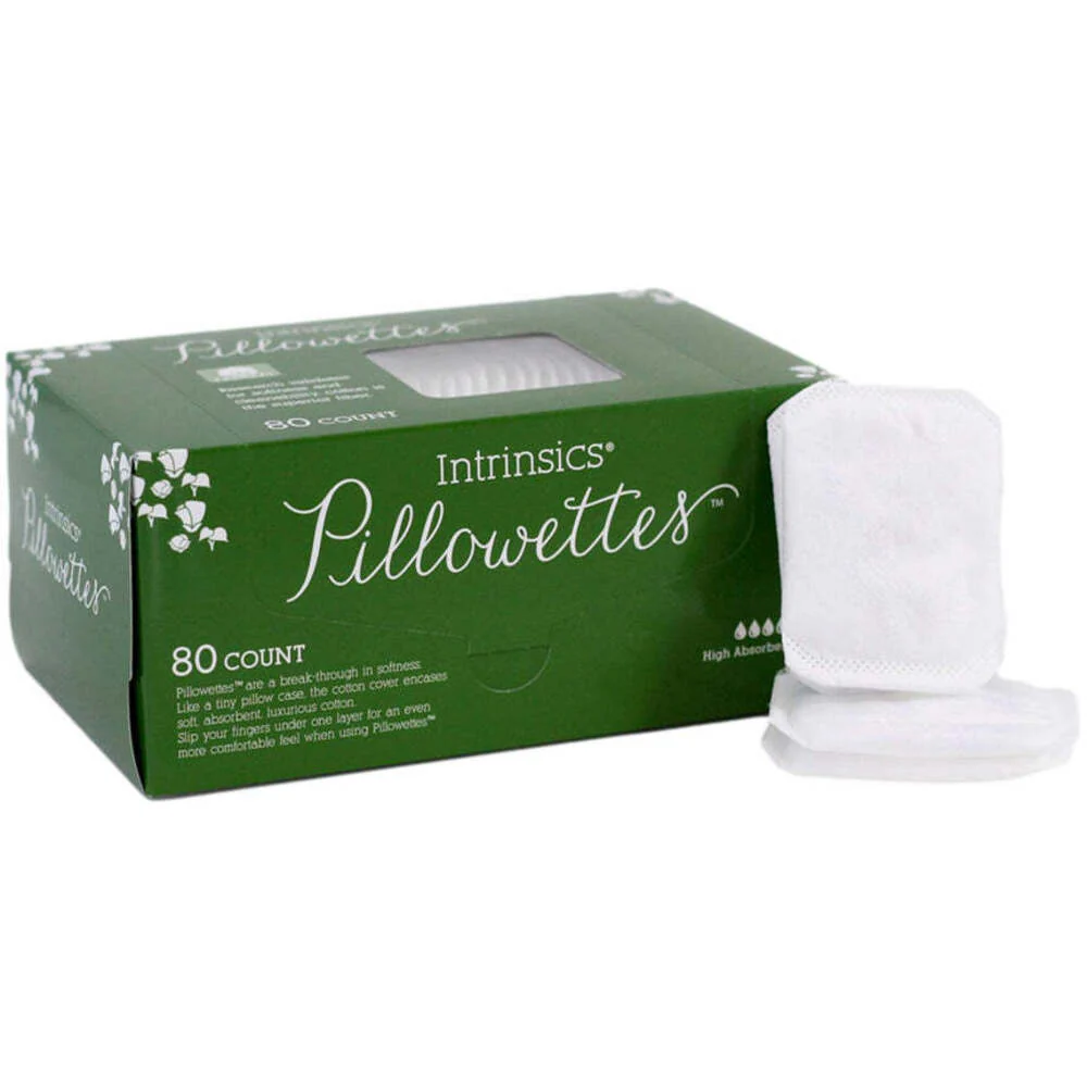 Pillowettes - 100% Cotton Pillowettes - Lint Free Pads / 80 Count per Box by Intrinsics - Image 2