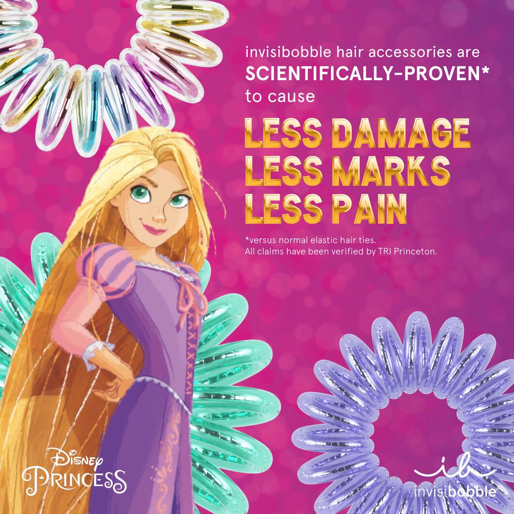 Invisibobble Kids - The Princesses Set: Effortless Disney Princess Hair Magic / 7 Pieces - Image 4