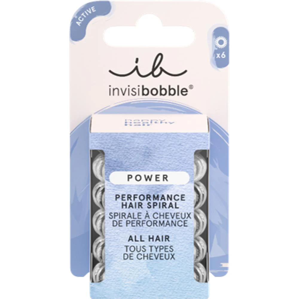 Invisibobble - Power Crystal Clear / 6 Pieces