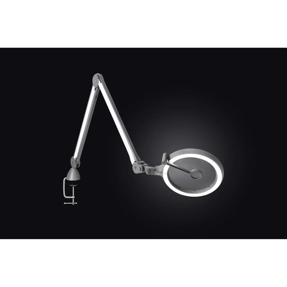 iQ Magnifier / 3-Diopter LED Magnifying Lamp with 12-Diopter Swing-Arm Lens by The Daylight Company