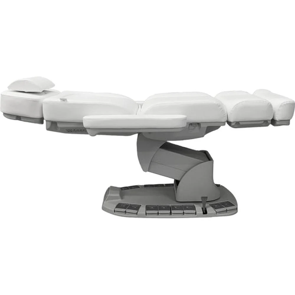 Iveta 6-Motor Luxury Electric Facial Table / Rotates 260° with Wireless Hand Remote / White by Avirra Spa Furnishings - Image 5
