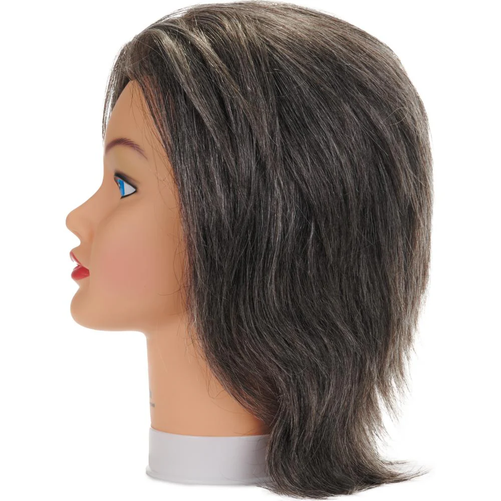 Jamie Manikin Training Head - 6" Long Hair / 50% Human Hair and 50% Goat Hair  by Celebrity - Image 2