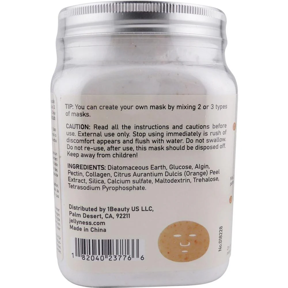Jellyness Orange Jelly Mask / 79.3 oz. Total = 26.45 oz. - 750 Grams Each X 3 Containers by Waxness - Image 11