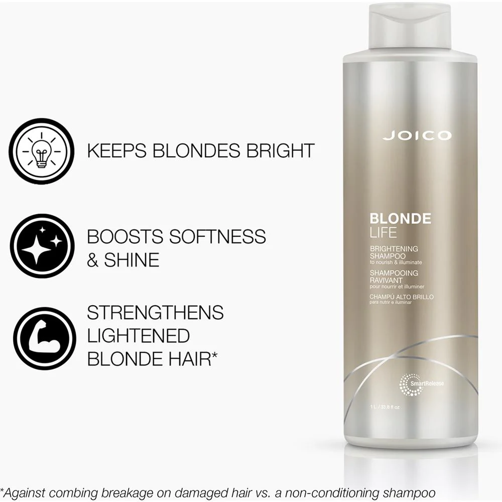 Blonde Life Brightening Shampoo / 33.8 fl. oz. - 1 Liter by Joico - Image 3