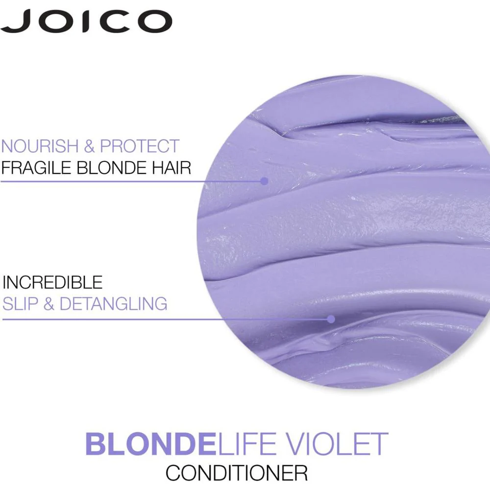 Color Balance Purple Conditioner / 33.8 fl. oz. - 1 Liter by Joico - Image 4