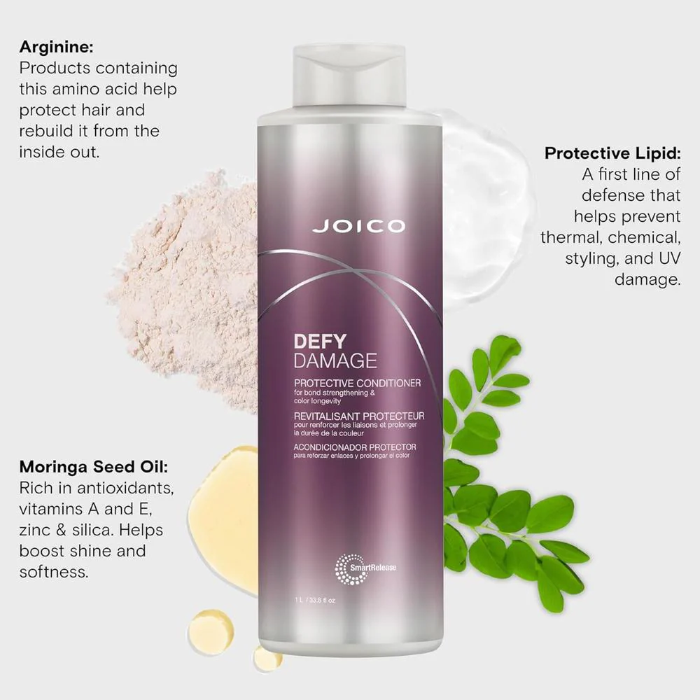 Defy Damage Protective Conditioner / 33.8 fl. oz. - 1 Liter by Joico - Image 2