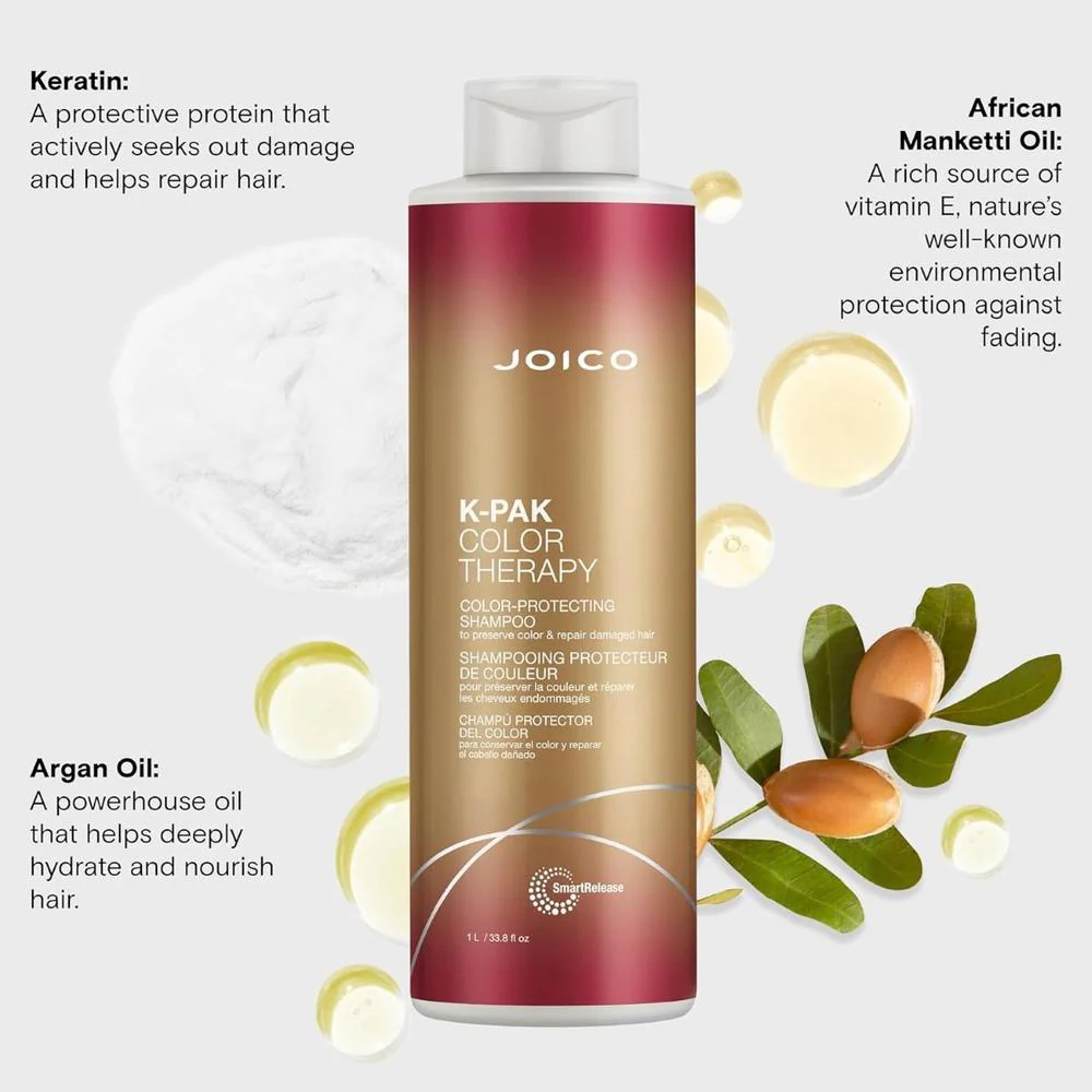K-PAK Color Therapy Color-Protecting Shampoo / 33.8 fl. oz. - 1 Liter by Joico - Image 2