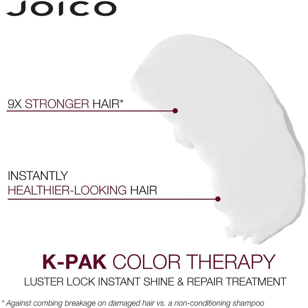 K-PAK Color Therapy Luster Lock Instant Shine & Repair Treatment / 8.5 oz. by Joico - Image 4