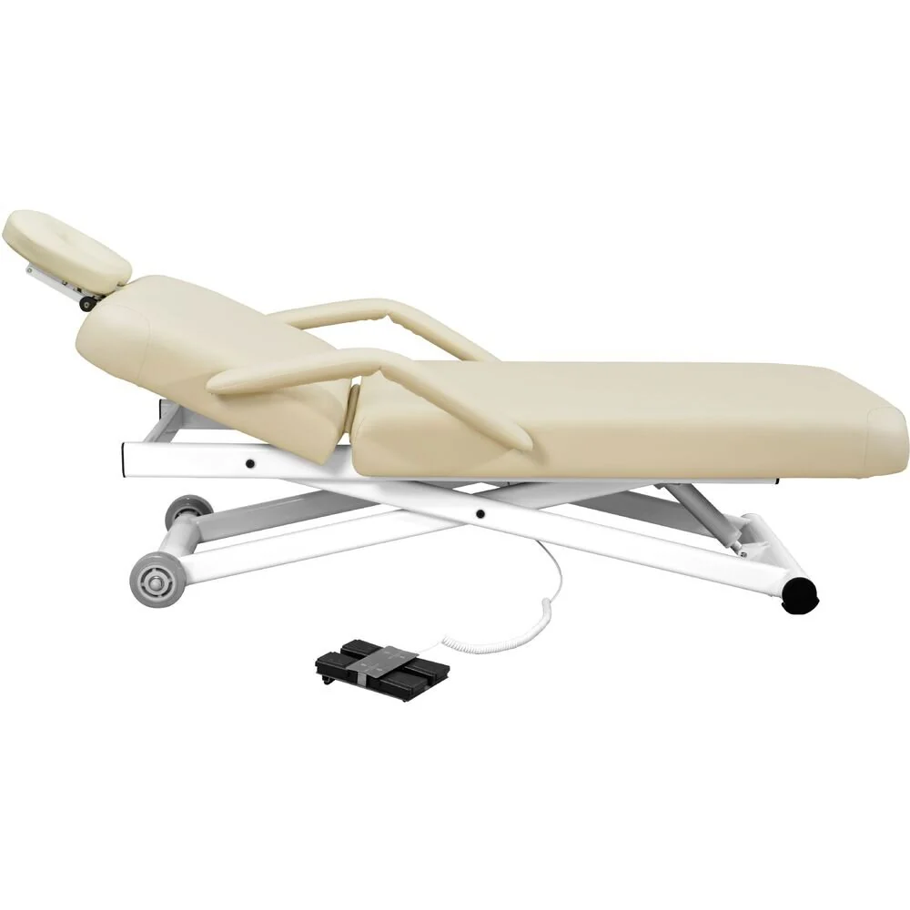 Kerstin 2-Motor Massage Table / Tilt Back / Light Beige by Silver Spa - Image 2