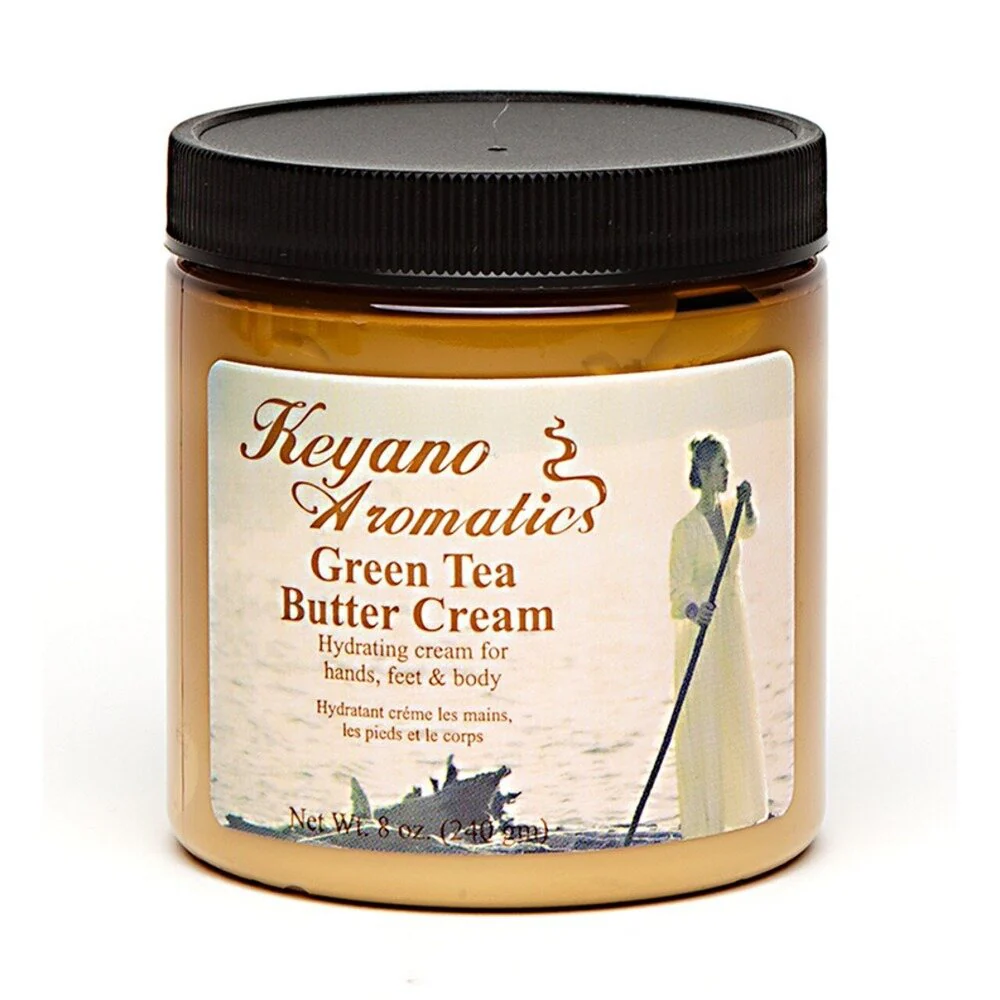 Keyano Aromatics Manicure & Pedicure - Green Tea Butter Cream / 8 oz.