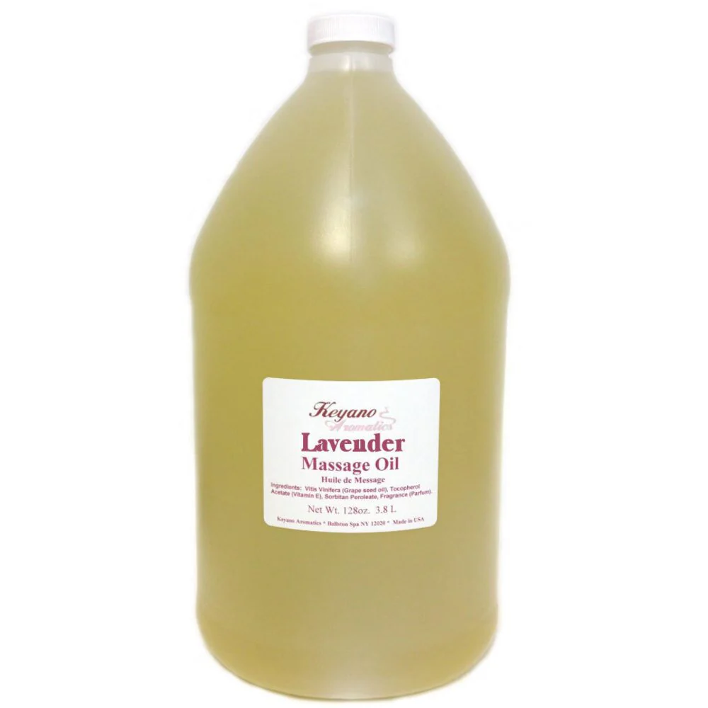 Keyano Aromatics Manicure & Pedicure - Lavender Massage Oil / 1 Gallon