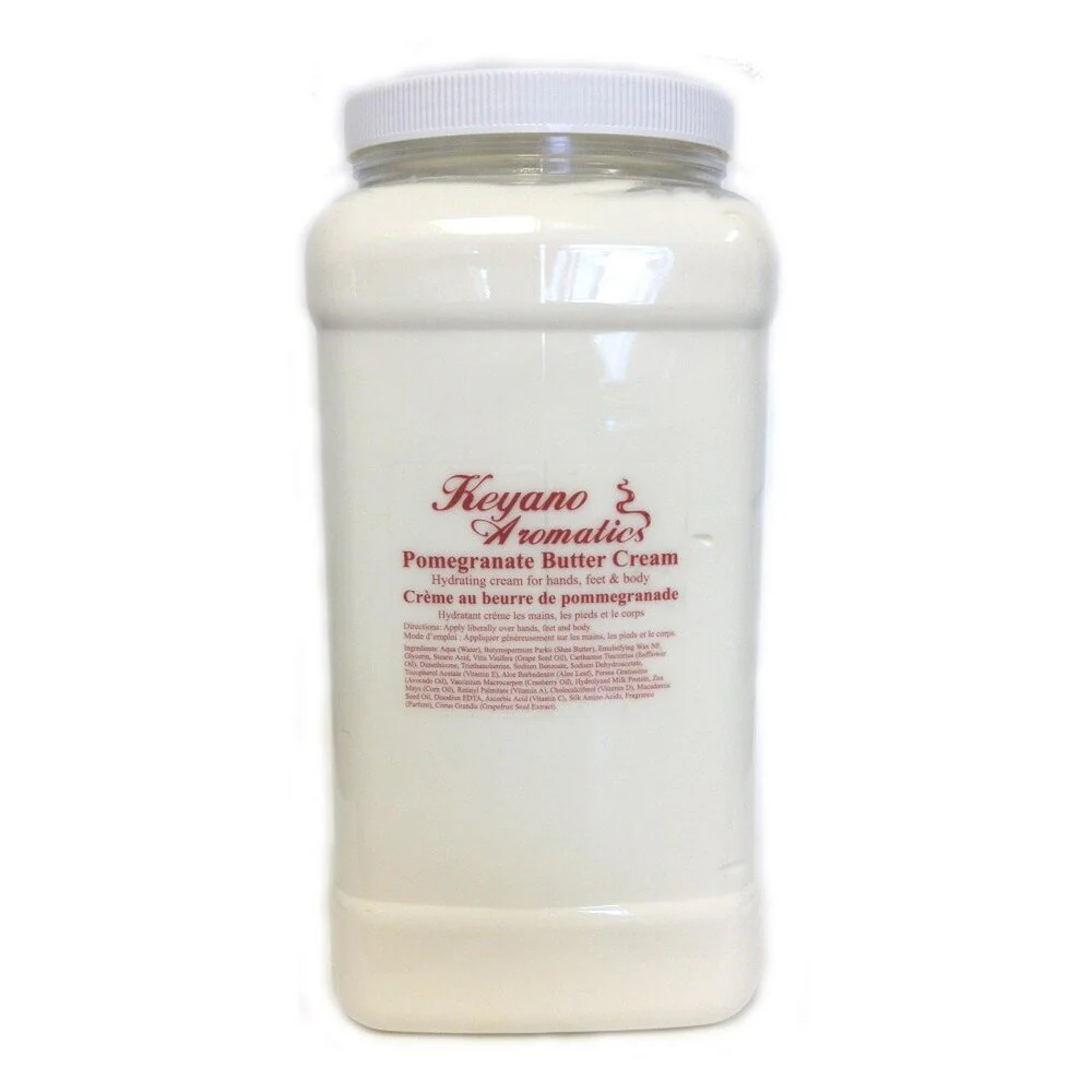 Keyano Aromatics Manicure & Pedicure - Pomegranate Butter Cream / 1 Gallon