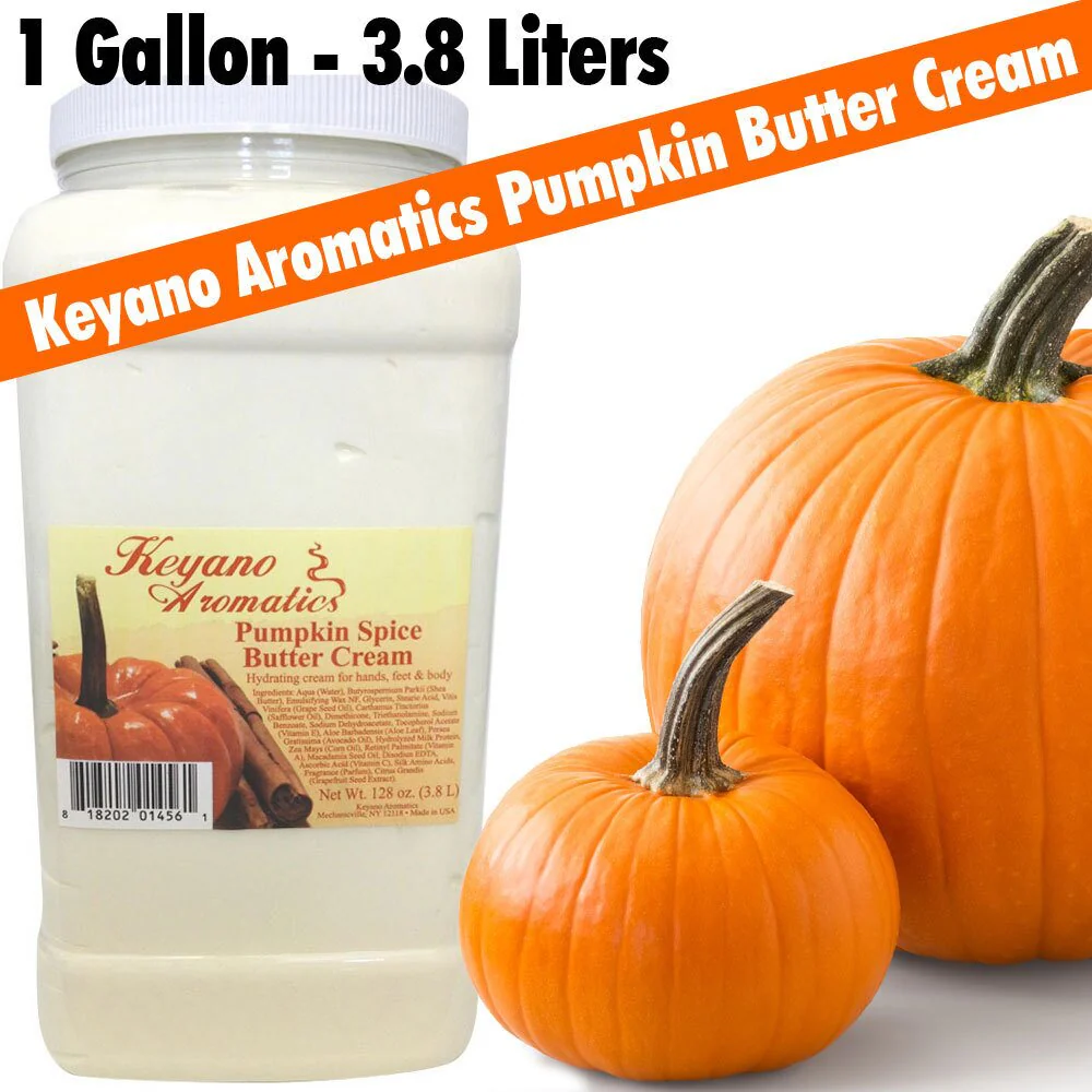 Keyano Aromatics - Pumpkin Spice Butter Cream / 1 Gallon - 128 oz. - 3.8 Liters by Keyano Aromatics