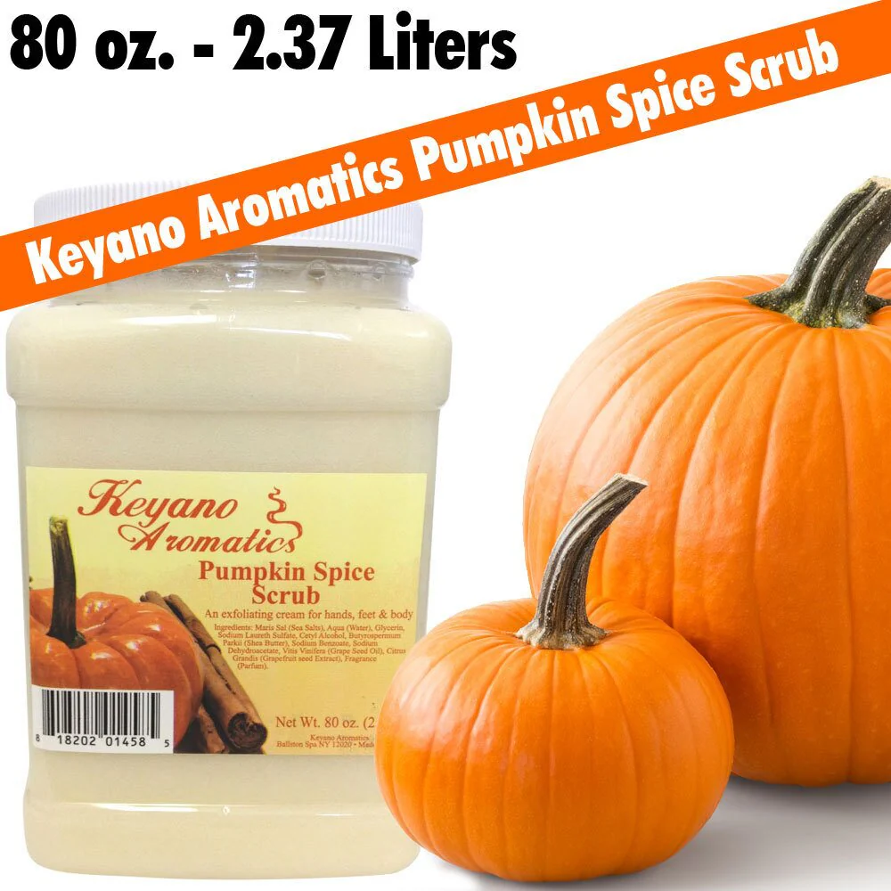 Keyano Aromatics - Pumpkin Spice Scrub / 80 oz. - 2.37 Liters by Keyano Aromatics
