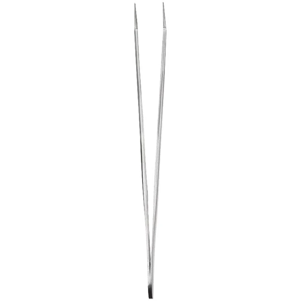 L-Shaped Volume Tweezer - Stainless Steel - 4.45" Long / Case of 20 Individually Wrapped Tweezers - Image 2
