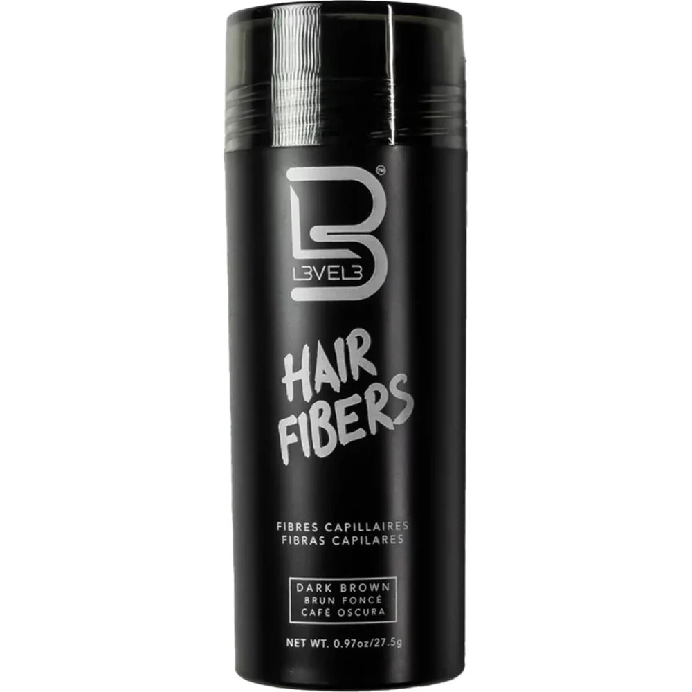 L3VEL3 Dark Brown Hair Fibers / .92 oz.