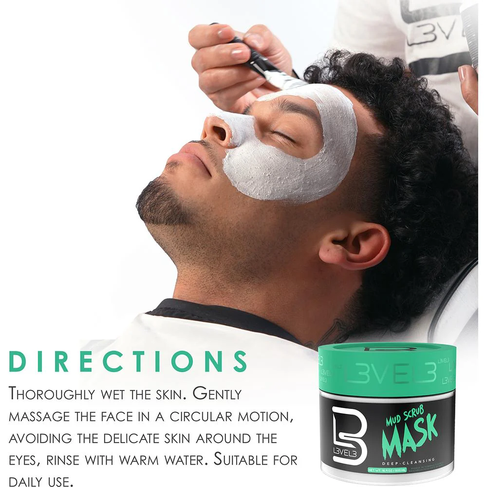 L3VEL3 Mud Scrub Mask / 16.9 oz. - Image 4