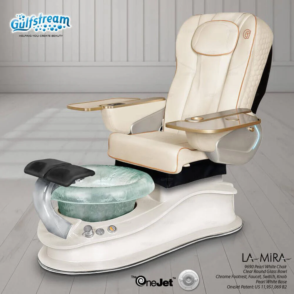 La Mira Pedicure Spa with Upgraded 9690 Chair / Featuring Advanced Massage Therapy by Gulfstream - Image 5