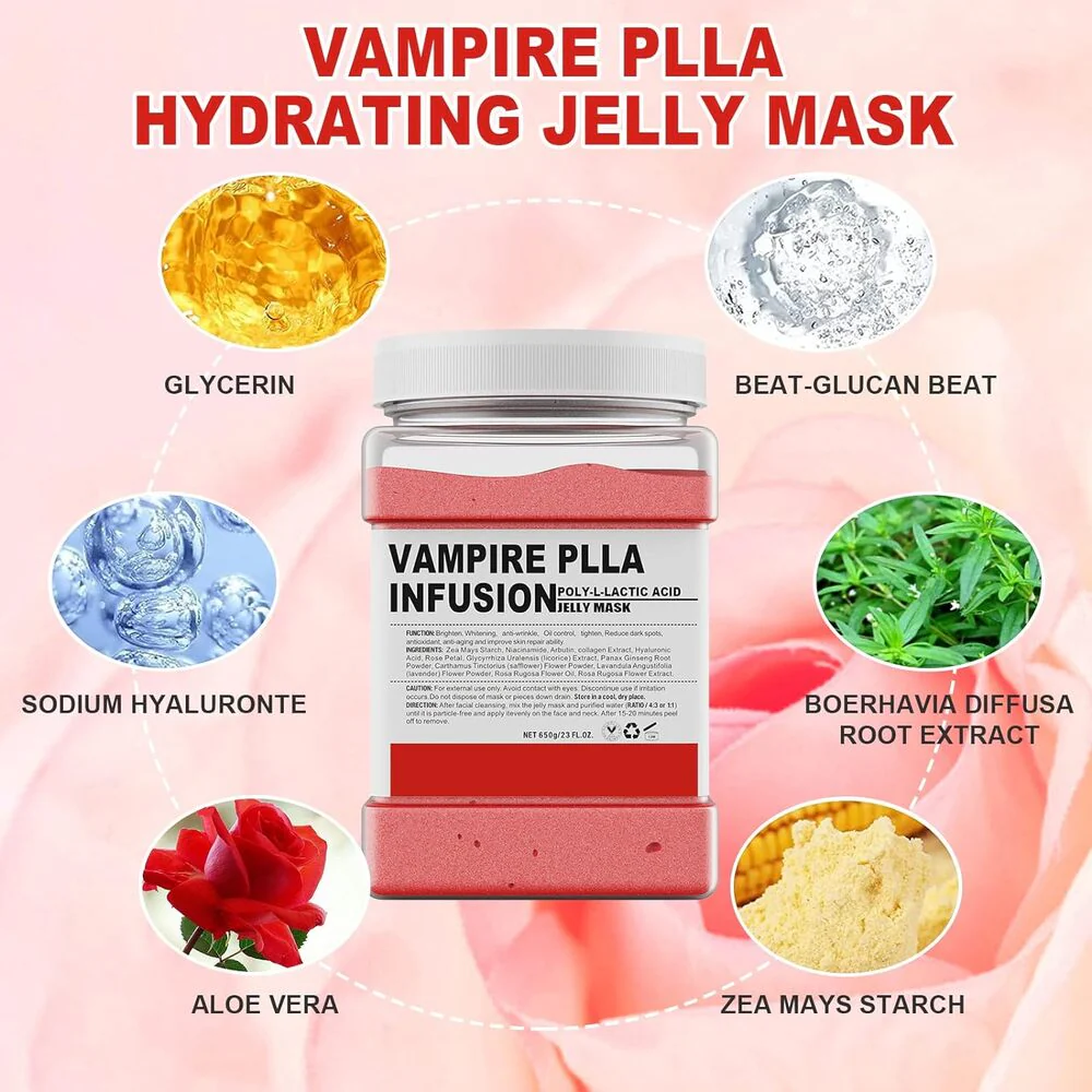 LactoBright Rejuvenating Vampire Lactic Acid Jelly Mask / 23 oz. - 650 grams by Jeluxe Masks - Image 3