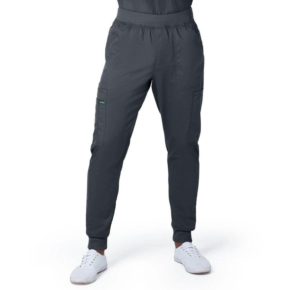 Landau Proflex Men's Banded-Bottom Jogger Pants with Elastic Waistband + 7 Pockets - GRAPHITE / Sizes S - 3XL