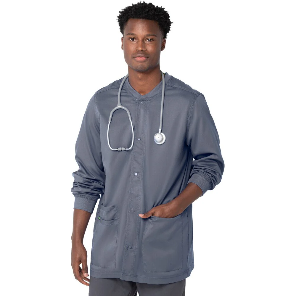 Landau Proflex Men's Warm-Up Jacket - STEEL / Sizes S - 5XL