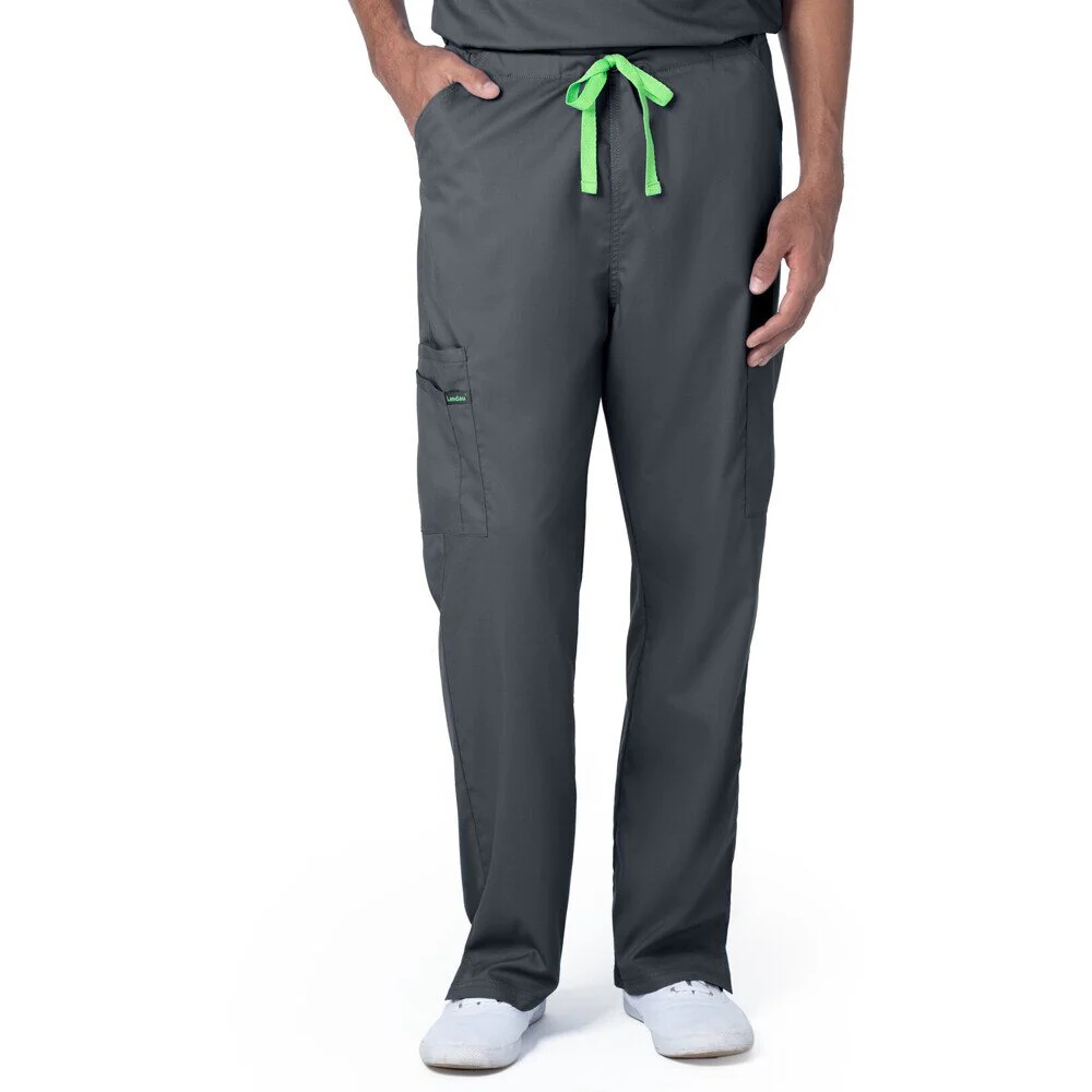 Landau Proflex Unisex Straight-Leg Cargo Scrub Pants - GRAPHITE / Sizes XS - 5XL