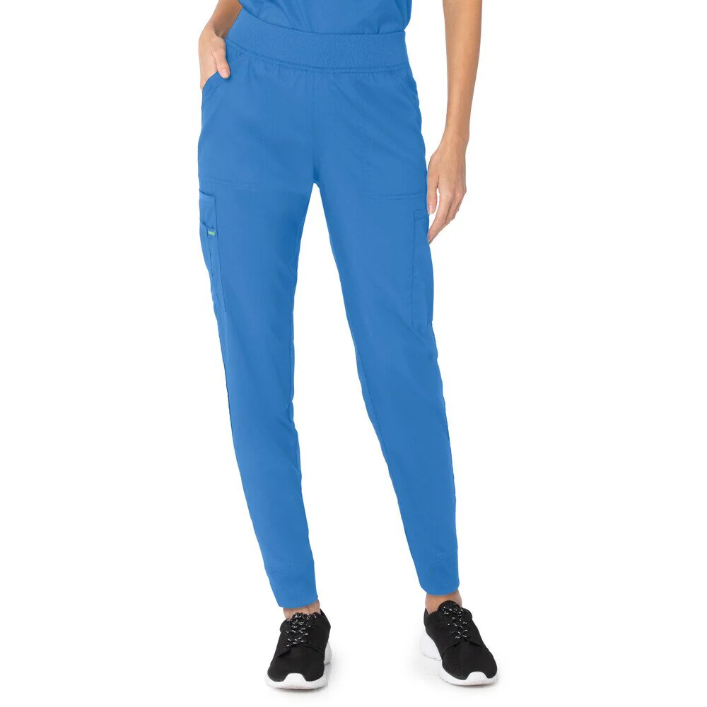 Landau Proflex Women's Banded-Bottom Jogger Pants with Elastic Waistband + 7 Pockets - CEIL / Sizes XS - 5XL