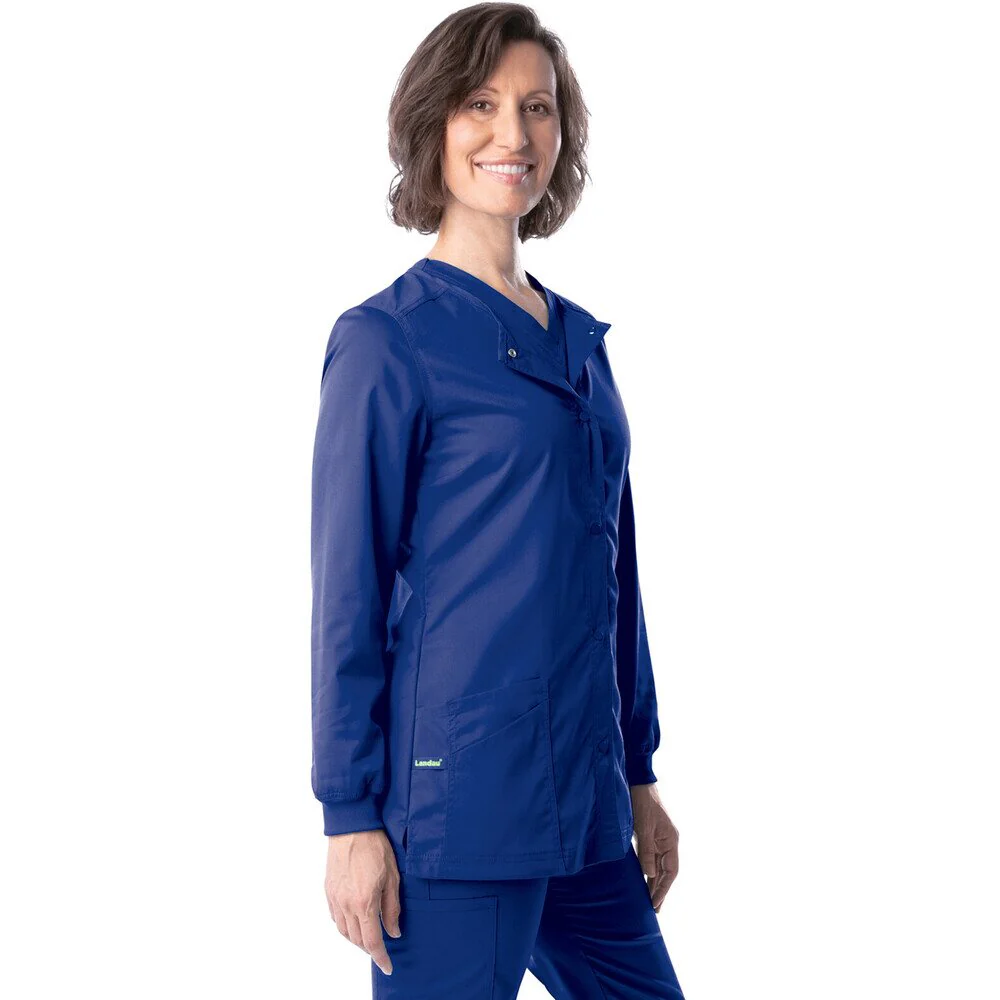 Landau Proflex Women's Snap Front Jacket - GALAXY / Sizes XXS - 5XL - Image 4