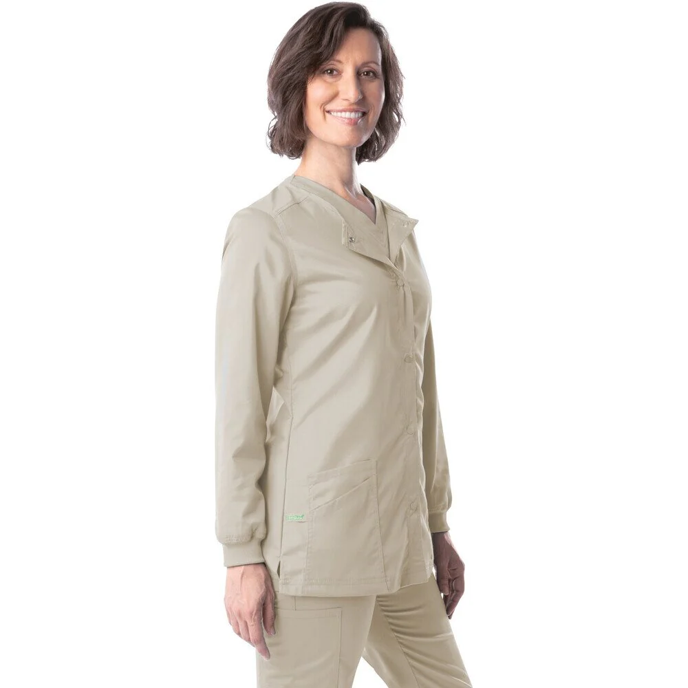 Landau Proflex Women's Snap Front Jacket - SANDSTONE / Sizes XXS - 5XL - Image 4