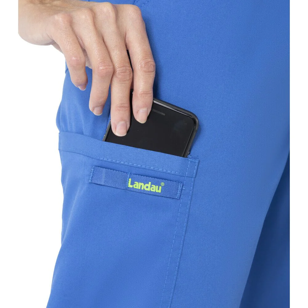 Landau Proflex Women's Tapered-Leg Cargo Pants - BLACK / Sizes XXS - 5XL - Image 5