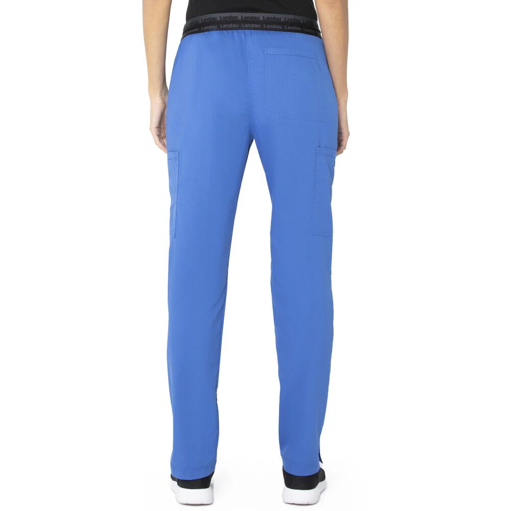 Landau Proflex Women's Tapered-Leg Cargo Pants - ROYAL / Sizes XXS - 5XL - Image 3
