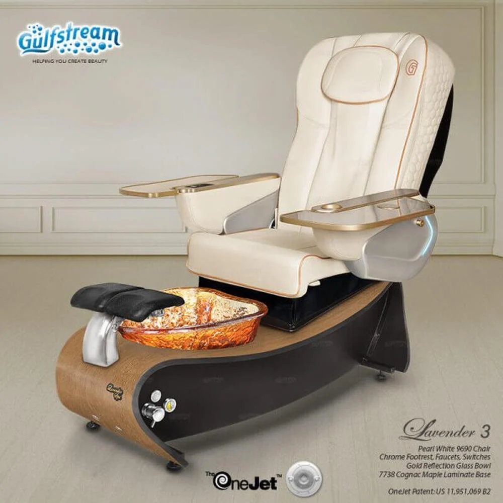 Lavender 3 Pedicure Spa with Upgraded 9690 Chair / Featuring Advanced Massage Therapy by Gulfstream - Image 8