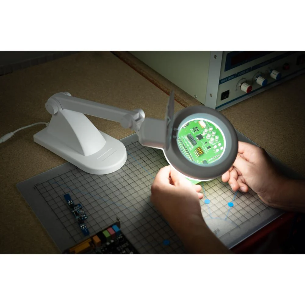 LED Table Magnifying Lamp -  Foldable Lightweight - Image 4