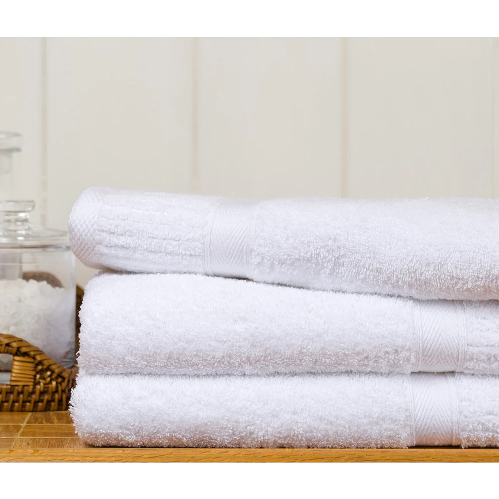 Lexi Collection Premium Bath Towel / 30" X 55" / White / 1 Dozen by The Turkish Towel Company - Image 3