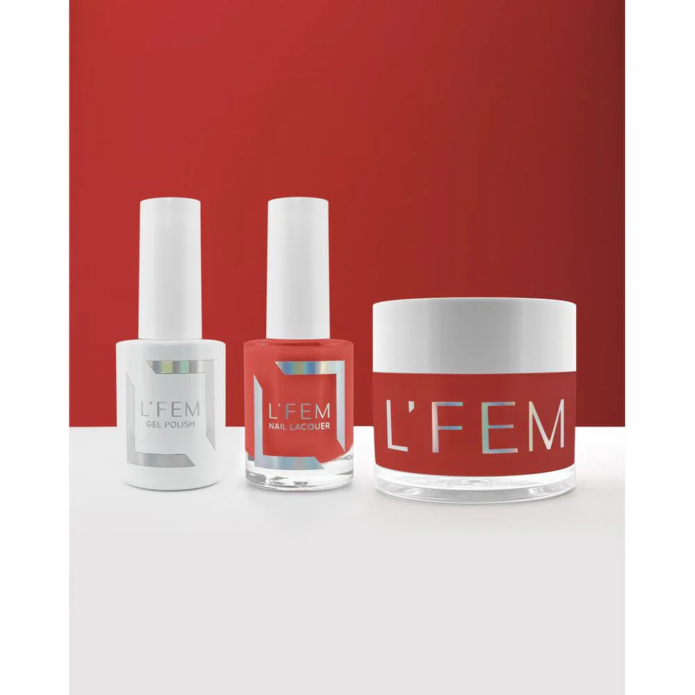 L'Fem Combo - Gel Polish 0.5 oz. + Nail Lacquer 0.5 oz. + Powder 2 oz. - #006