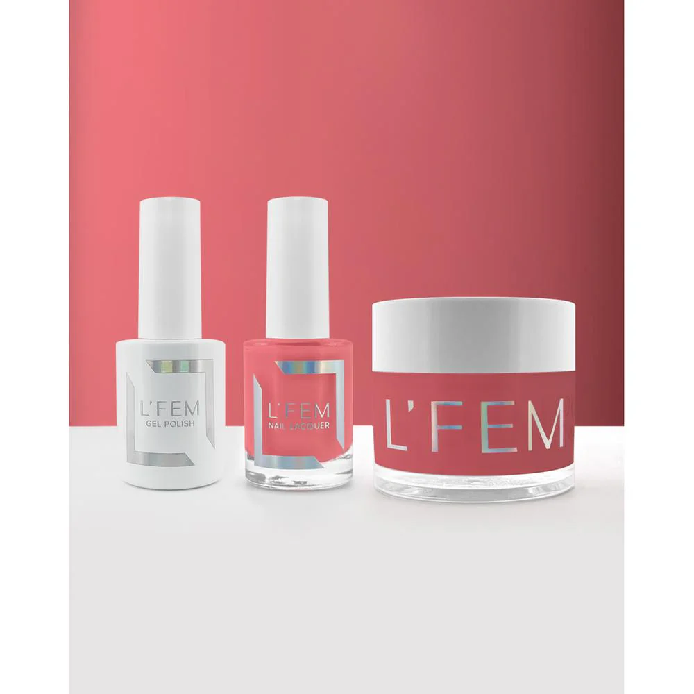 L'Fem Combo - Gel Polish 0.5 oz. + Nail Lacquer 0.5 oz. + Powder 2 oz. - #009