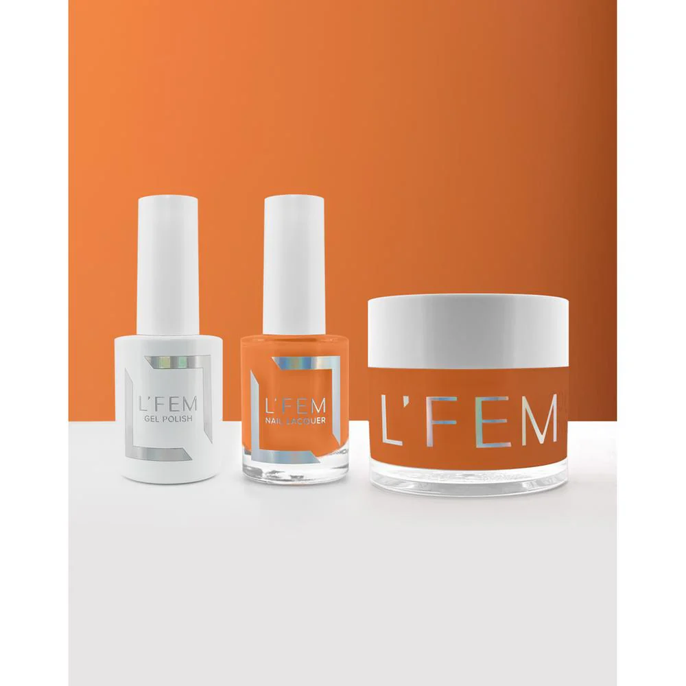 L'Fem Combo - Gel Polish 0.5 oz. + Nail Lacquer 0.5 oz. + Powder 2 oz. - #028