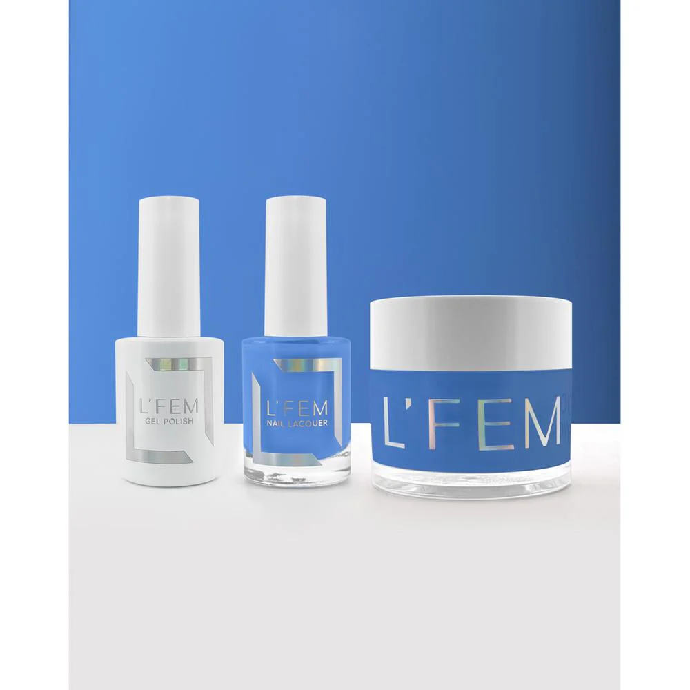 L'Fem Combo - Gel Polish 0.5 oz. + Nail Lacquer 0.5 oz. + Powder 2 oz. - #038
