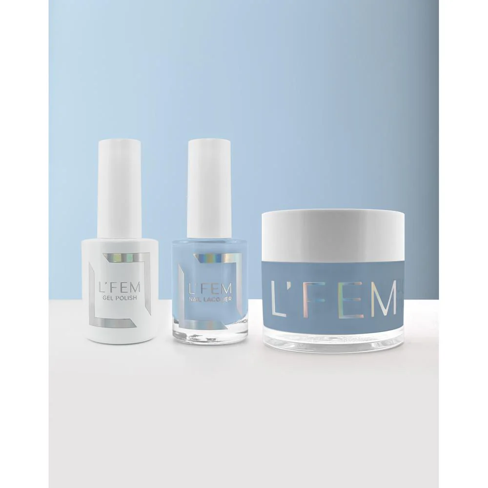 L'Fem Combo - Gel Polish 0.5 oz. + Nail Lacquer 0.5 oz. + Powder 2 oz. - #040