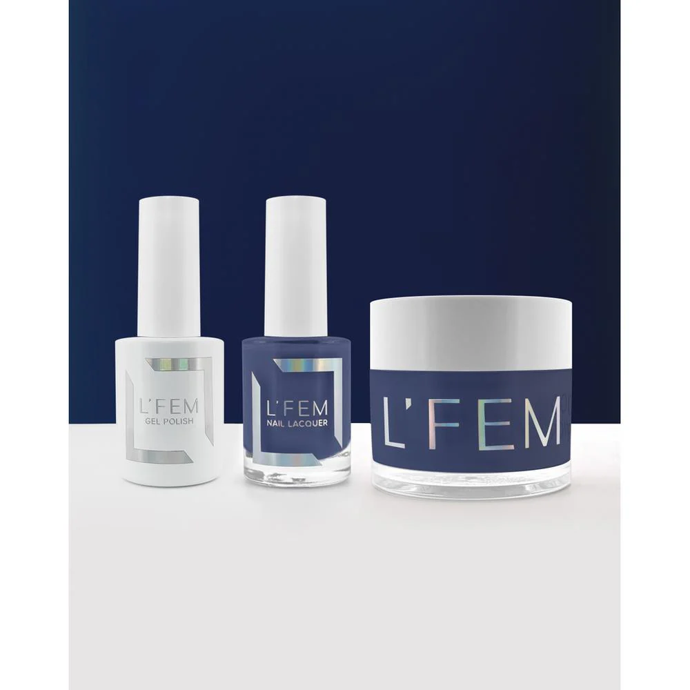 L'Fem Combo - Gel Polish 0.5 oz. + Nail Lacquer 0.5 oz. + Powder 2 oz. - #041