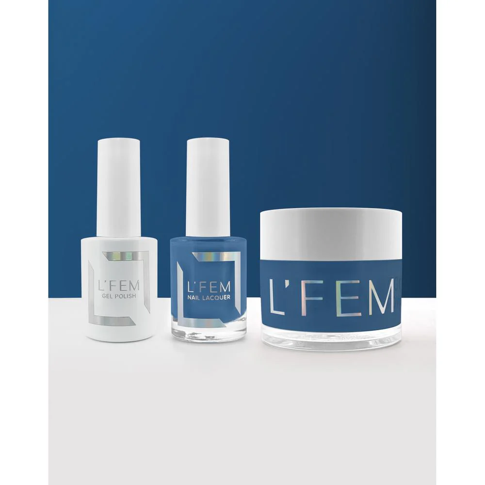 L'Fem Combo - Gel Polish 0.5 oz. + Nail Lacquer 0.5 oz. + Powder 2 oz. - #042